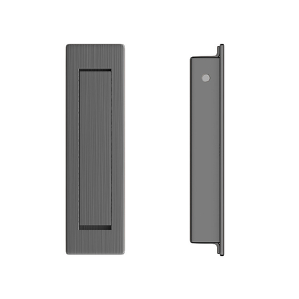 Tatami Silver Drawer Handle Embedded Rotating Concealed Cabinet Pull Invisible