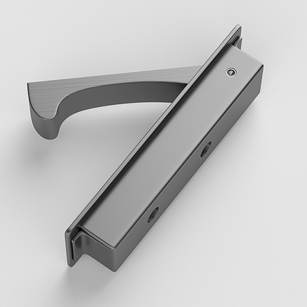 Tatami Silver Drawer Handle Embedded Rotating Concealed Cabinet Pull Invisible