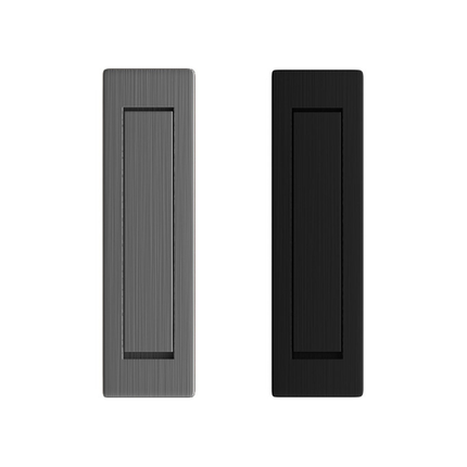 Tatami Silver Drawer Handle Embedded Rotating Concealed Cabinet Pull Invisible