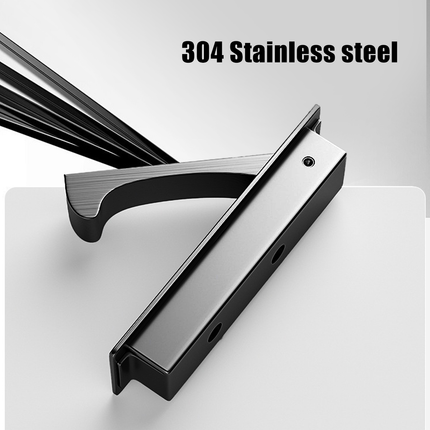 Tatami Silver Drawer Handle Embedded Rotating Concealed Cabinet Pull Invisible