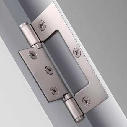 2PCS Stainless Steel Square Hinges Interlocking Design for Door Folding Cabinet