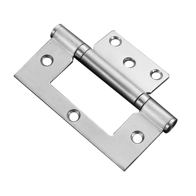 2PCS Stainless Steel Square Hinges Interlocking Design for Door Folding Cabinet