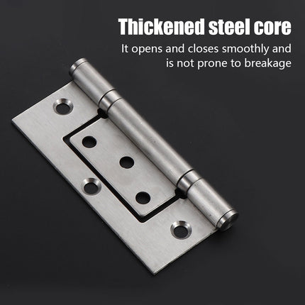 2PCS Stainless Steel Square Hinges Interlocking Design for Door Folding Cabinet