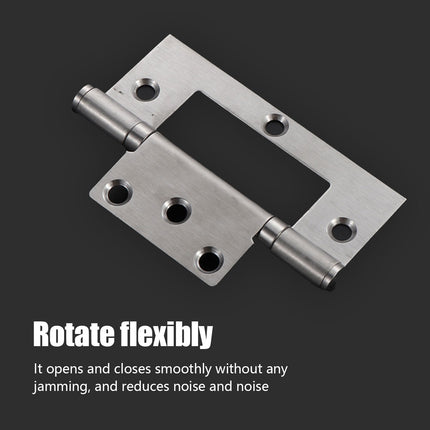 2PCS Stainless Steel Square Hinges Interlocking Design for Door Folding Cabinet