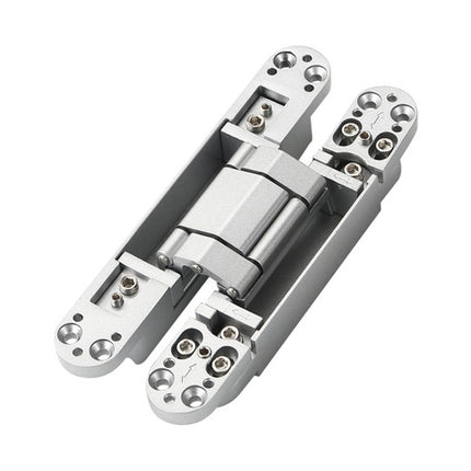 2Pcs Concealed 3D Silent Door Hinge Cross Hinge For Cabinet Wood Door Furniture