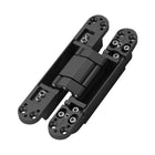2Pcs Concealed 3D Silent Door Hinge Cross Hinge For Cabinet Wood Door Furniture
