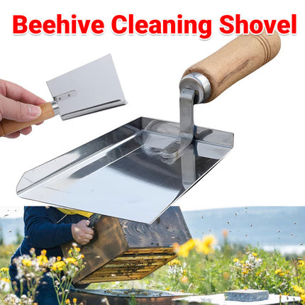 Beehive Debris Cleaner Pollen Shovel Multi Functional Beekeeping Tool Handle