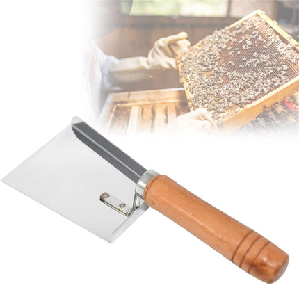 Beehive Debris Cleaner Pollen Shovel Multi Functional Beekeeping Tool Handle