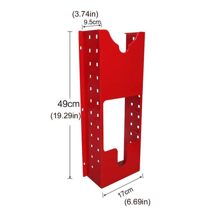 Multi-Functional Wall-Mounted Polisher Storage Rack Space-Saving Easy to Install