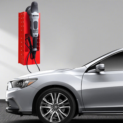 Multi-Functional Wall-Mounted Polisher Storage Rack Space-Saving Easy to Install
