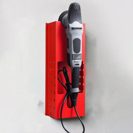 Multi-Functional Wall-Mounted Polisher Storage Rack Space-Saving Easy to Install