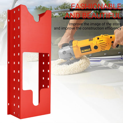 Multi-Functional Wall-Mounted Polisher Storage Rack Space-Saving Easy to Install