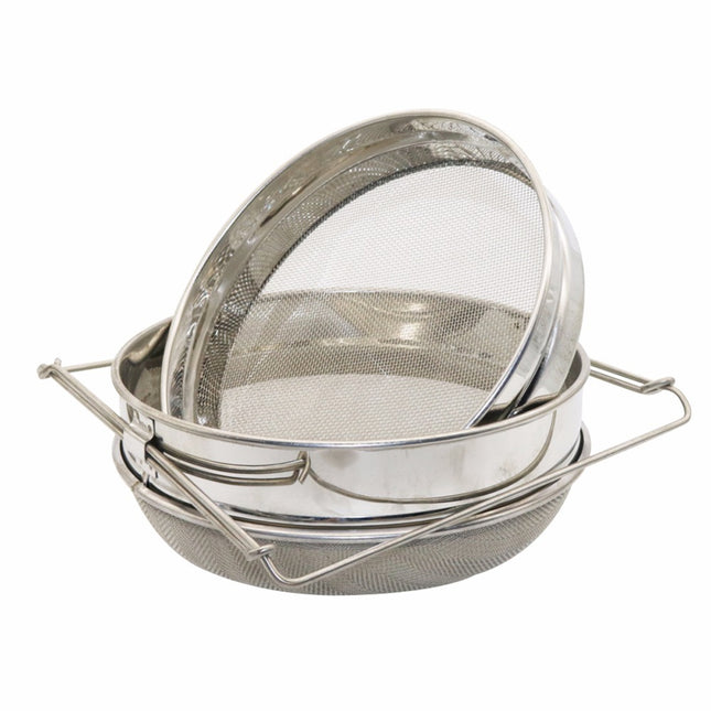 Honey Filter Double Sieve Screen Stainless Steel Strainer Beekeeping Equipment
