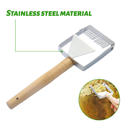 Beekeeping fork Uncapping Honey-Fork Scraper For Beekeeping Apiculture-Bee Tool