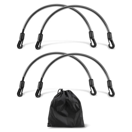 5PCS Elastic Horse Blanket Straps with Double Clips for Riding Training Stable
