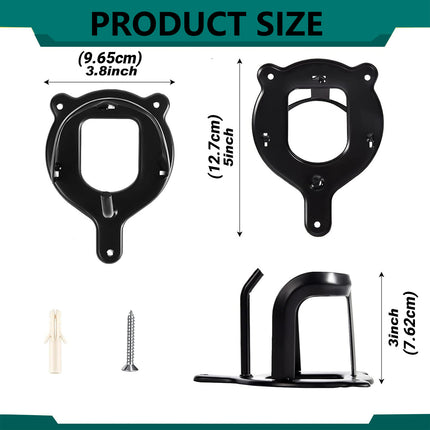Horse Stable Tack Hooks Metal Bridle Rack Wall-Mounted Heavy Duty Accessories