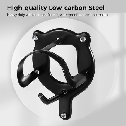 Horse Stable Tack Hooks Metal Bridle Rack Wall-Mounted Heavy Duty Accessories