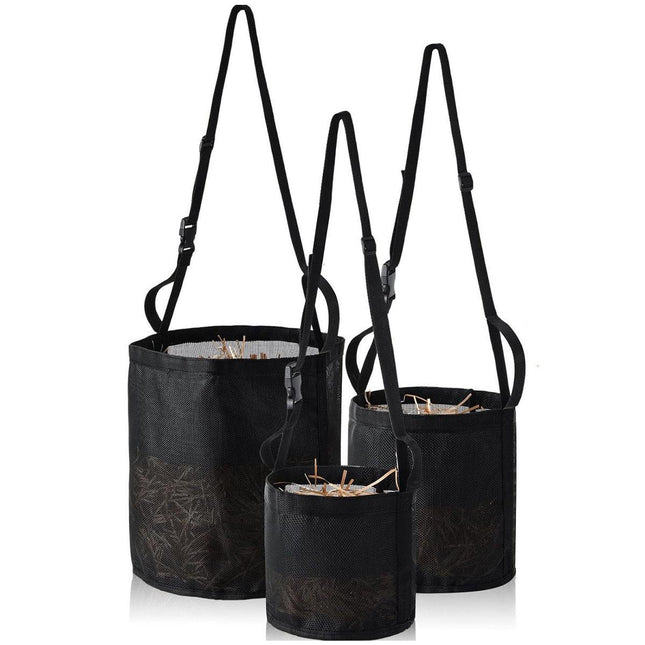 Horse Hay Feeding Bags Neck Mouth Feeding Bags for Horses Slow Feed Hay Storage