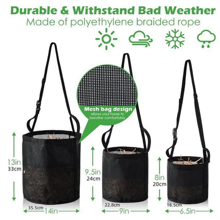 Horse Hay Feeding Bags Neck Mouth Feeding Bags for Horses Slow Feed Hay Storage
