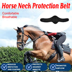 Horse Neck Protector Band Adjustable Cover Black Breathable Equine Fly Shield