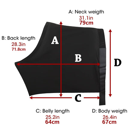 Horse Fly Repellent Vest Back Heart Shape Mesh Cover Breathable Anti Mosquito