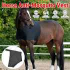 Horse Fly Repellent Vest Back Heart Shape Mesh Cover Breathable Anti Mosquito