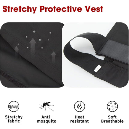 Horse Fly Repellent Vest Back Heart Shape Mesh Cover Breathable Anti Mosquito