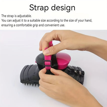 Horse Bath Brush Grooming Massage Comb Soft Bristle Cleaning Tool For Equine Use