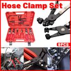 9PCS Car Hose Clamp Set Durable for Plumbing Automotive Hoses Fastening Tools