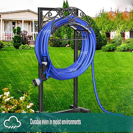 Garden Pipe Rack Support Outdoor Pipe Rack for Garden Yard  Water Hose Storage
