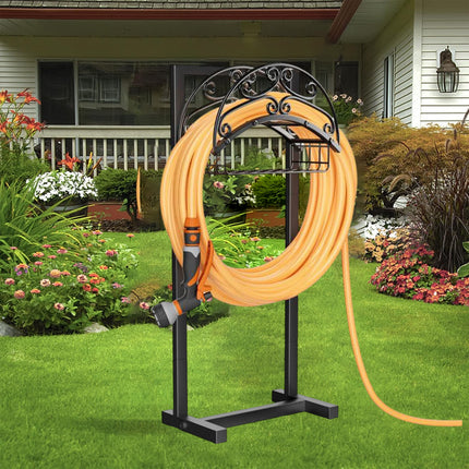 Garden Pipe Rack Support Outdoor Pipe Rack for Garden Yard  Water Hose Storage