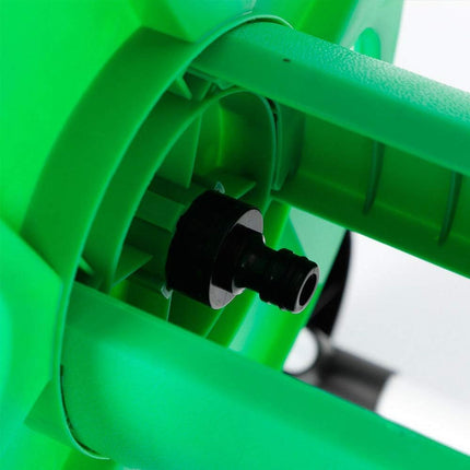 50m Garden Hose Reel Cart Water Pipe Storage Frame Wheeled Hose Holder Outdoor