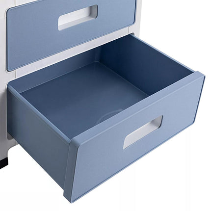 5-Tier Plastic Storage Drawers Organizer Kids Bedroom Wardrobe Cabinet Chest