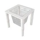 Aquarium Hydroponic Plant Basket Fish Tank Planter Holder Adjustable Legs
