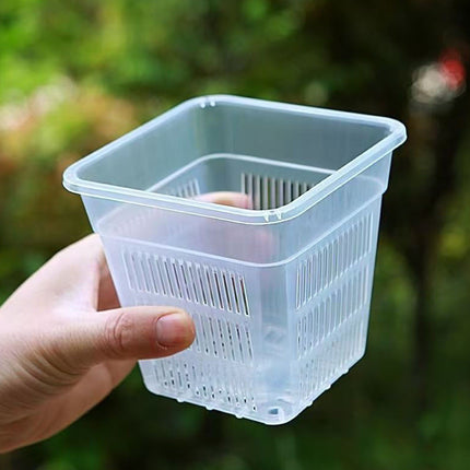 Aquarium Hydroponic Plant Basket Fish Tank Planter Holder Adjustable Legs