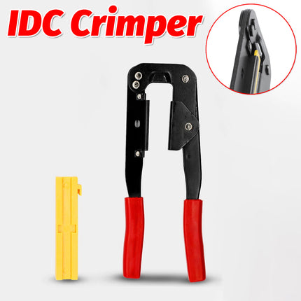 IDC Crimping Plier Tool For Flat Ribbon Cable Connector Installation PC Repair