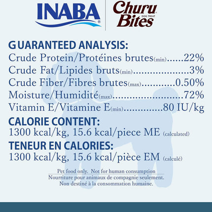 INABA Churu Bites Chicken Wraps With Tuna Recipe Dog Treat 8X96g