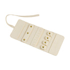 Portable Microfiber Jewelry Storage Bag Roll Organizer for Earrings Necklaces