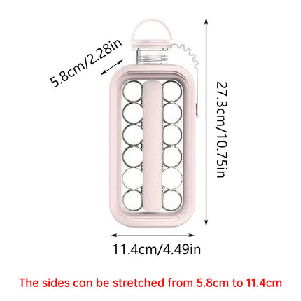 Portable Mold Kettle Water Bottle Ice Cube Kettle BPA Free Leakproof Food Grade