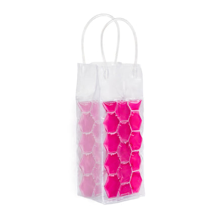 Reusable Ice Wine Bottle Cooler Bags 5 Pack 3 Colours