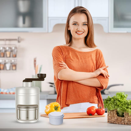 Home Small Hand Crank Ice Crusher Durable for Home Kitchen Bar Easy Operation