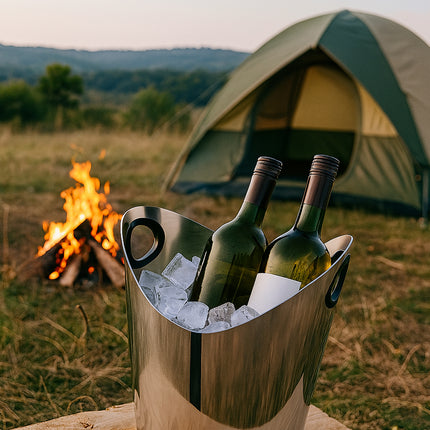 Stainless Steel Ice Bucket Hotel Extra Large Luxury Wine Champagne Bucket