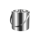 1.6L/3L Stainless Steel Ice Bucket with Handle Home Bar Party Use Durable