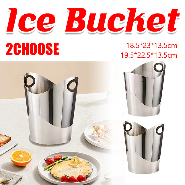 Stainless Steel Ice Bucket Hotel Extra Large Luxury Wine Champagne Bucket