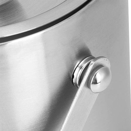 1.6L/3L Stainless Steel Ice Bucket with Handle Home Bar Party Use Durable