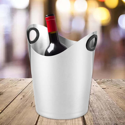 Stainless Steel Ice Bucket Hotel Extra Large Luxury Wine Champagne Bucket