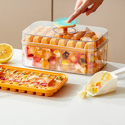 Large Capacity Press Ice Cube Tray Ice Mold for Party Bar Home Accessories