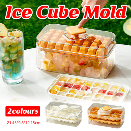 Large Capacity Press Ice Cube Tray Ice Mold for Party Bar Home Accessories