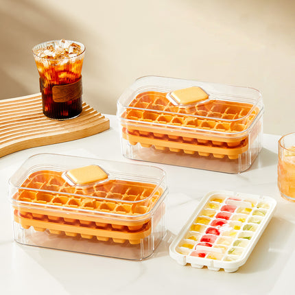 Large Capacity Press Ice Cube Tray Ice Mold for Party Bar Home Accessories