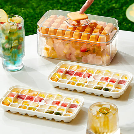 Large Capacity Press Ice Cube Tray Ice Mold for Party Bar Home Accessories